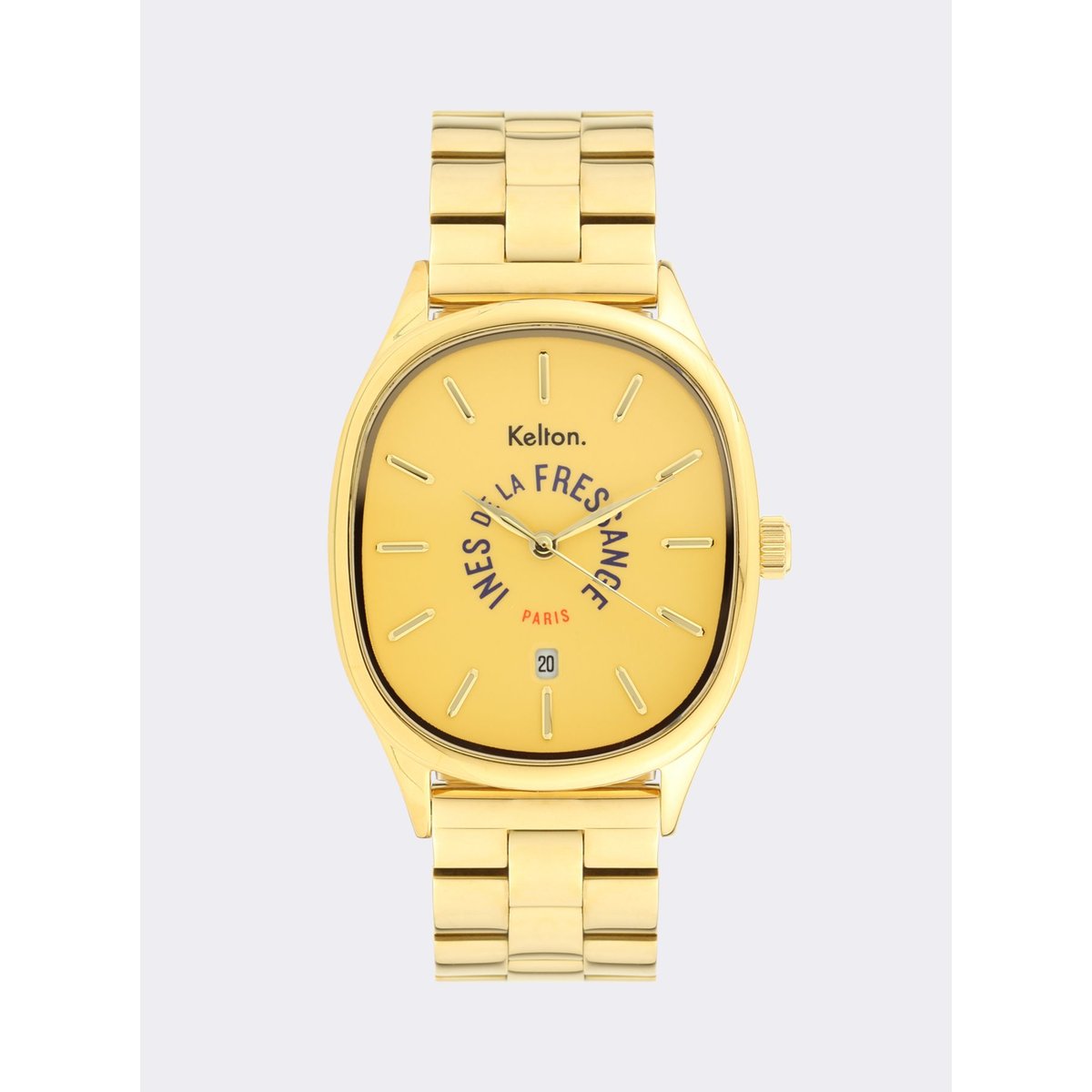 Montre grande colorama kelton x ines de la fressange paris jaune, INES DE LA FRESSANGE PARIS