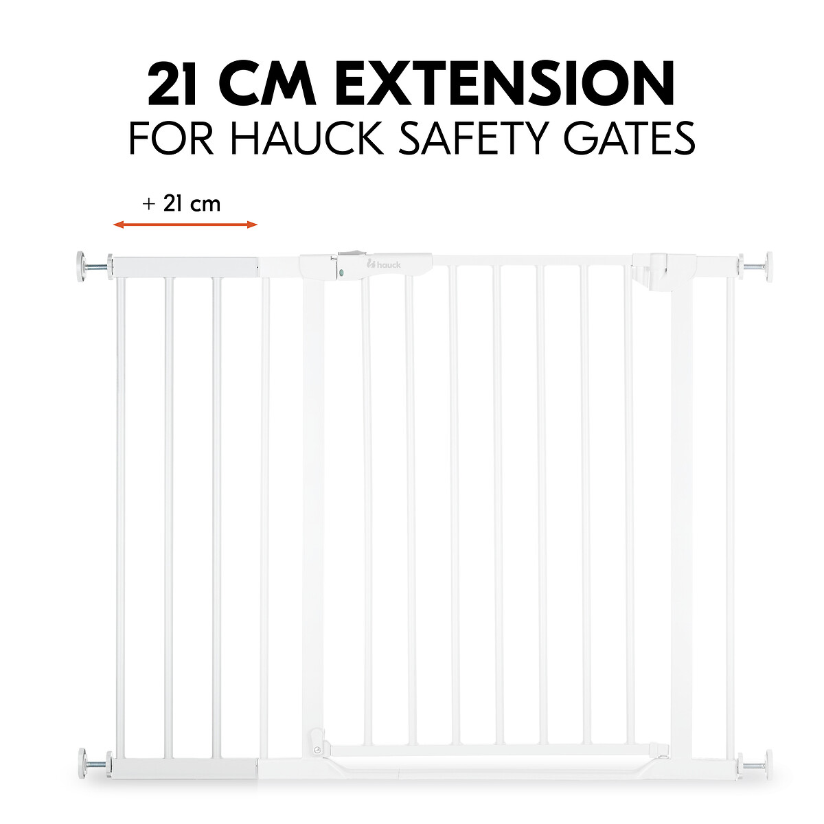Safety Gate Extension 21 cm white, HAUCK