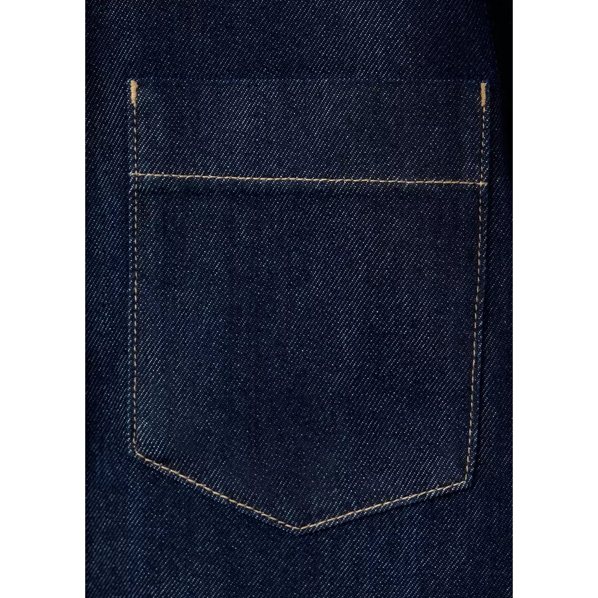Chemise denim poches bleu, MANGO