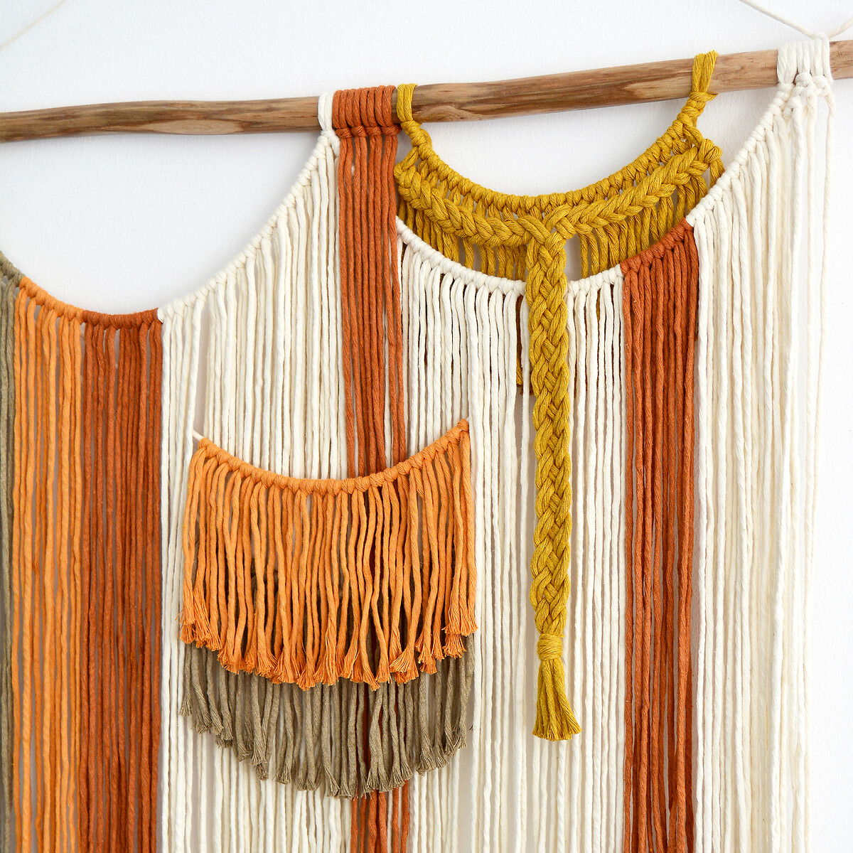 Decoração de parede em macramé FLORESTA #15B, Macramar</d multicolor, MACRAMAR