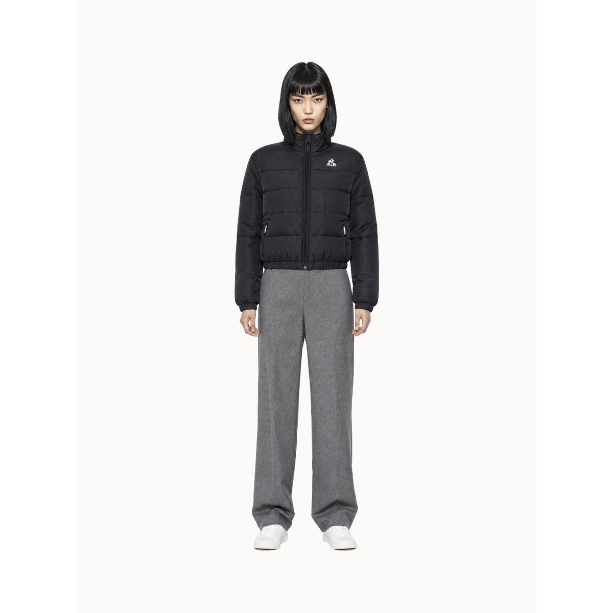Doudoune courte déperlante Essentiel Grosses Pièces black, LE COQ SPORTIF