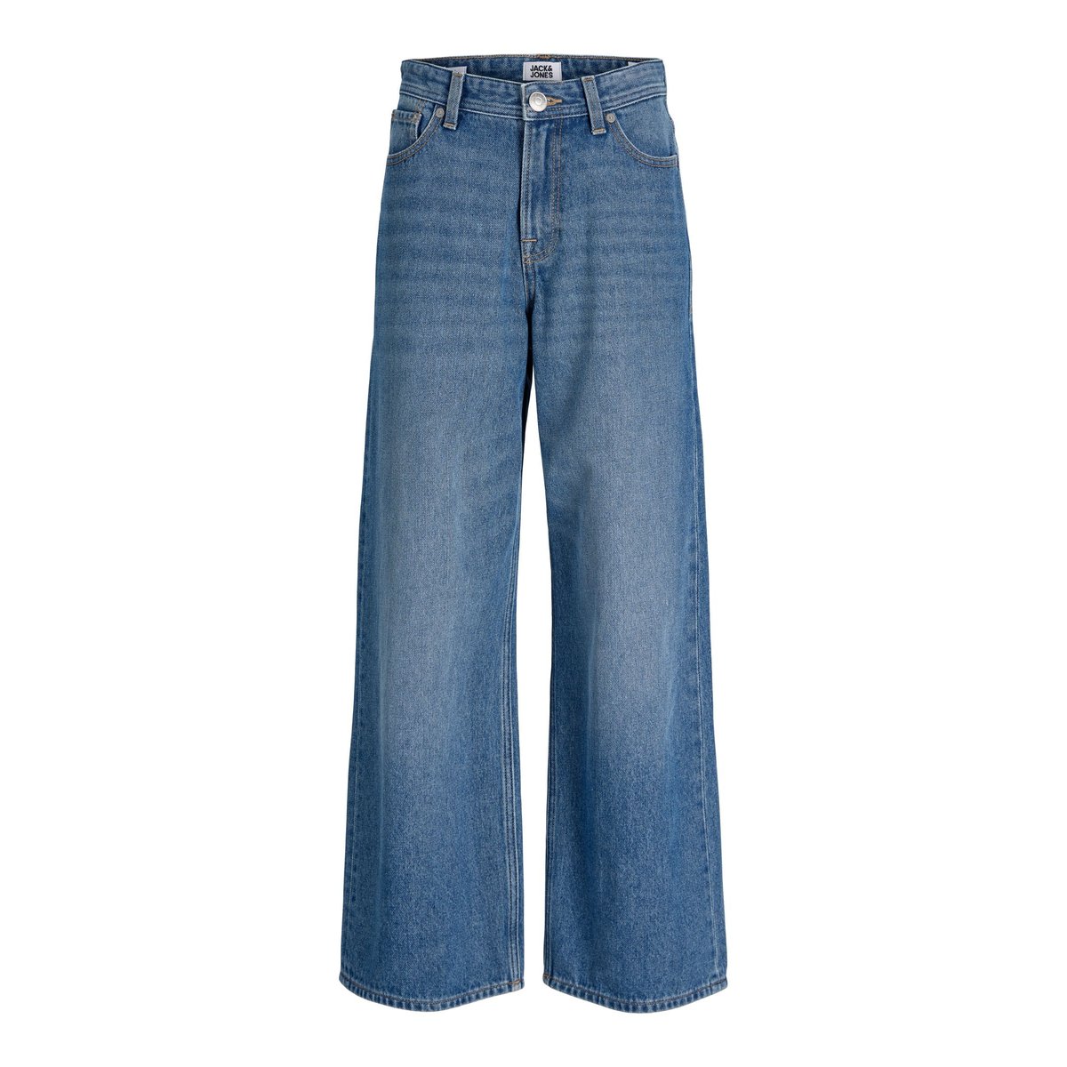 Jean À Coupe Wide blue denim 1, JACK & JONES JUNIOR