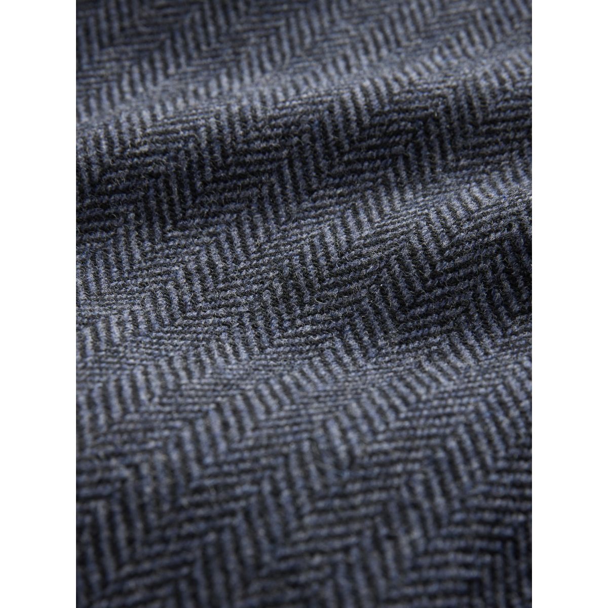 Blazer regular en laine à chevrons bleu marine, NEXT