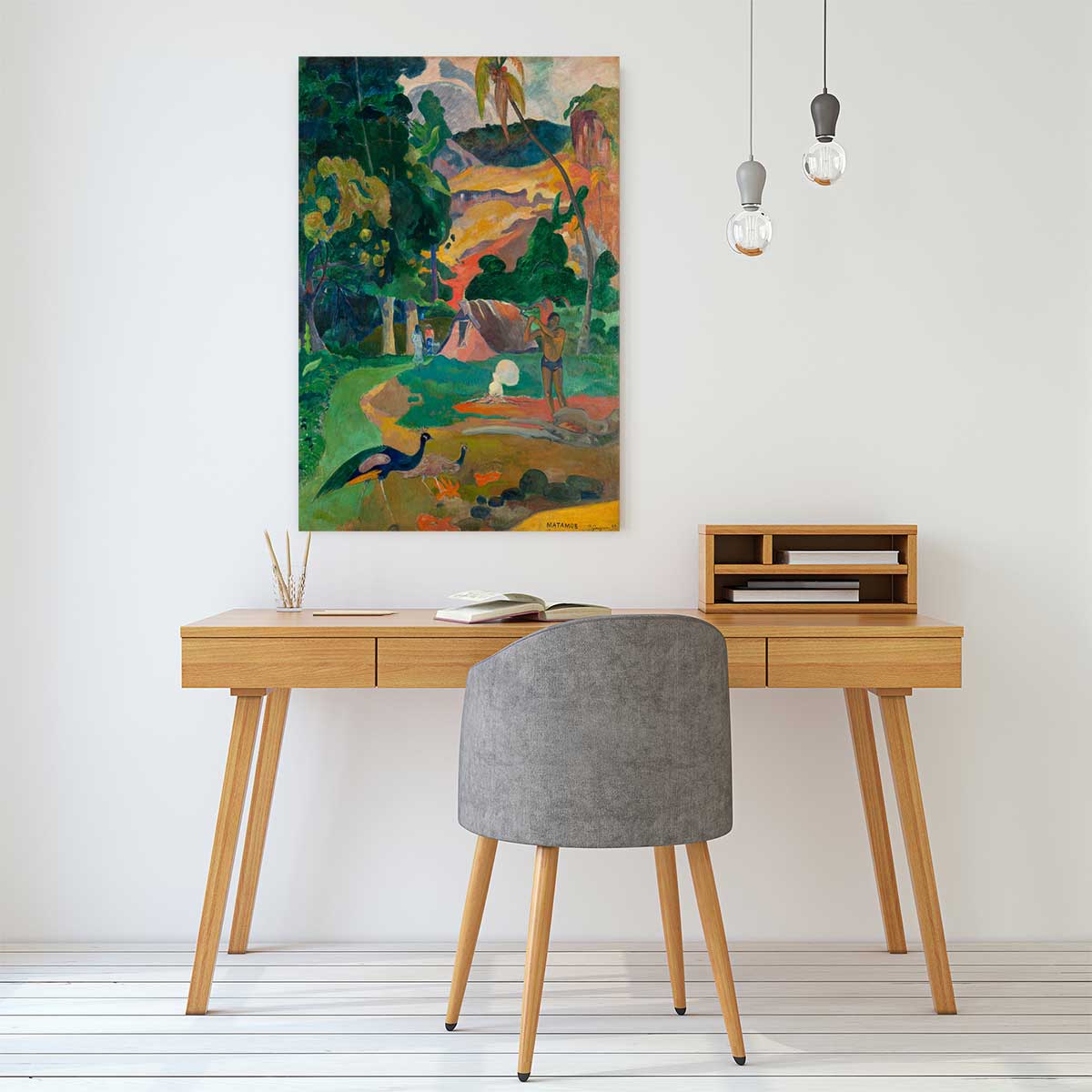 Tableau matamoe de paul gauguin toile imprimée, HEXOA