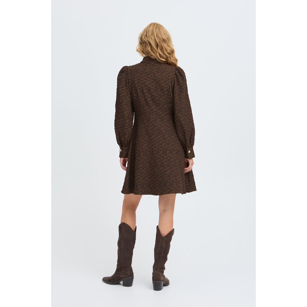 Robe de soirée marron java, B.YOUNG