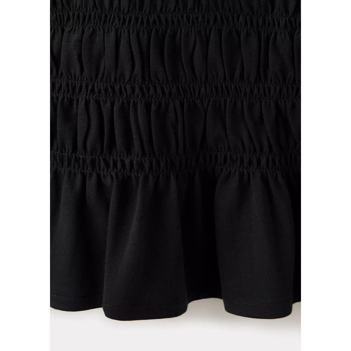 T-shirt ajusté à motif nid d'abeille noir, MANGO KIDS
