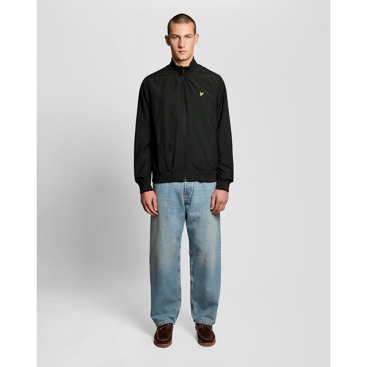 Veste shell col cheminée noir jais, LYLE & SCOTT