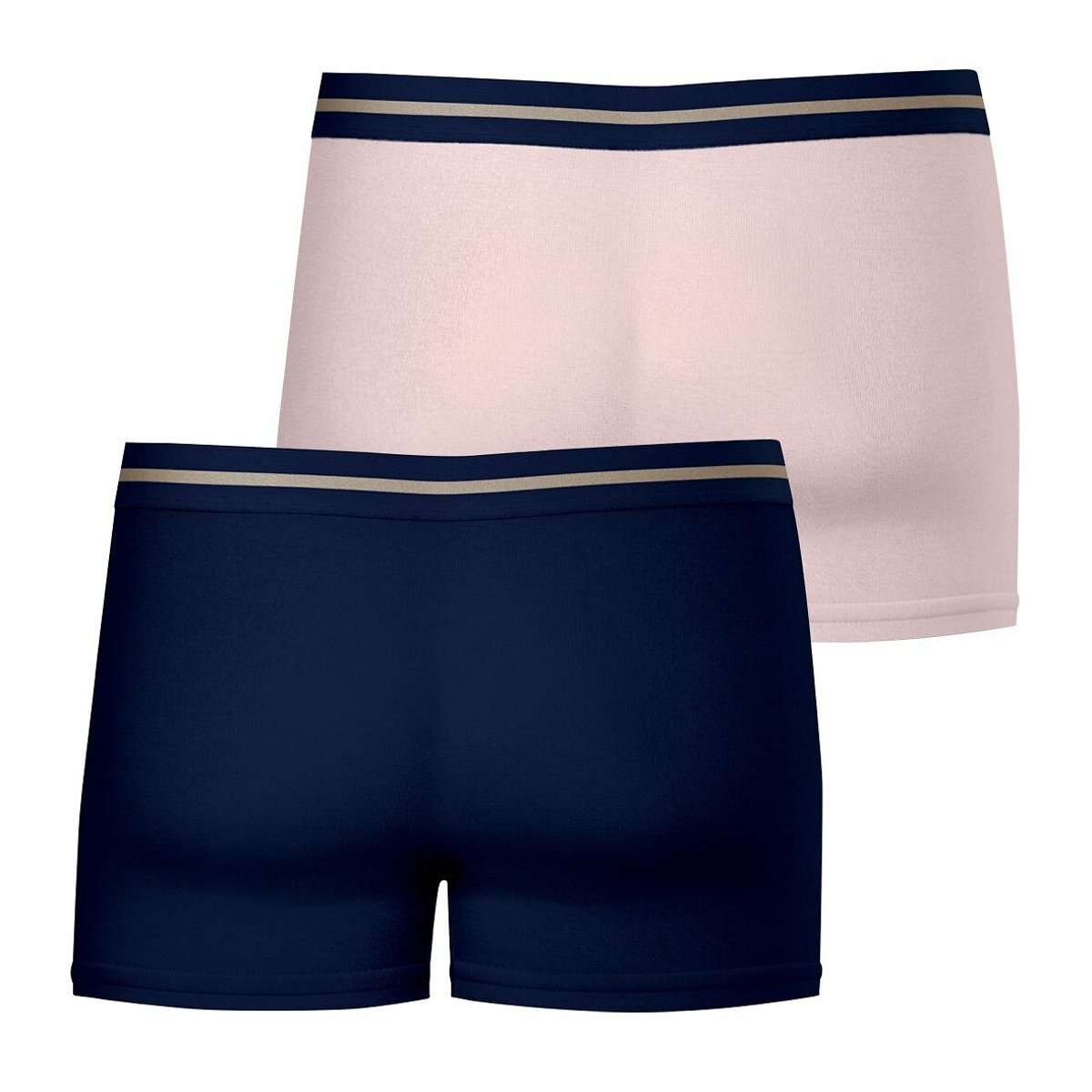 Set van 2 boxershorts voor heren Smiley Eminence blauw+roze, EMINENCE