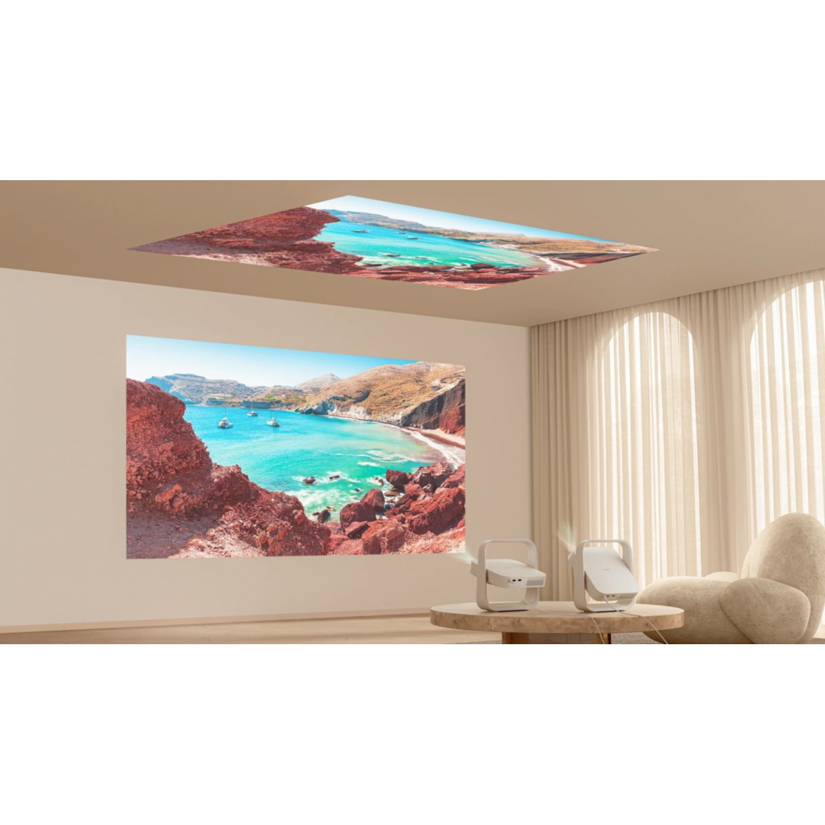 Vidéoprojecteur portable Elfin Flip Plus blanc, XGIMI
