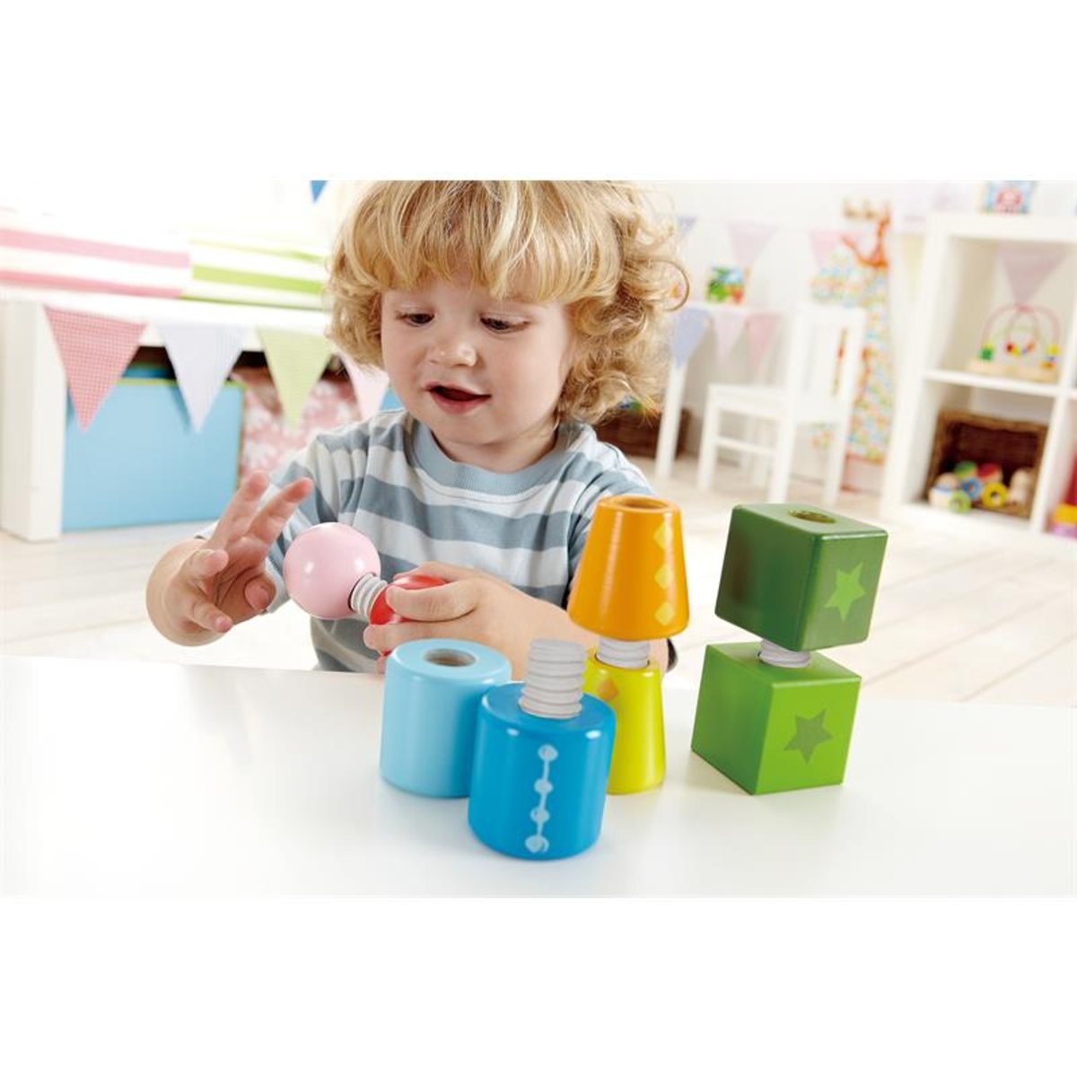 Tourne et visse multicolore, HAPE