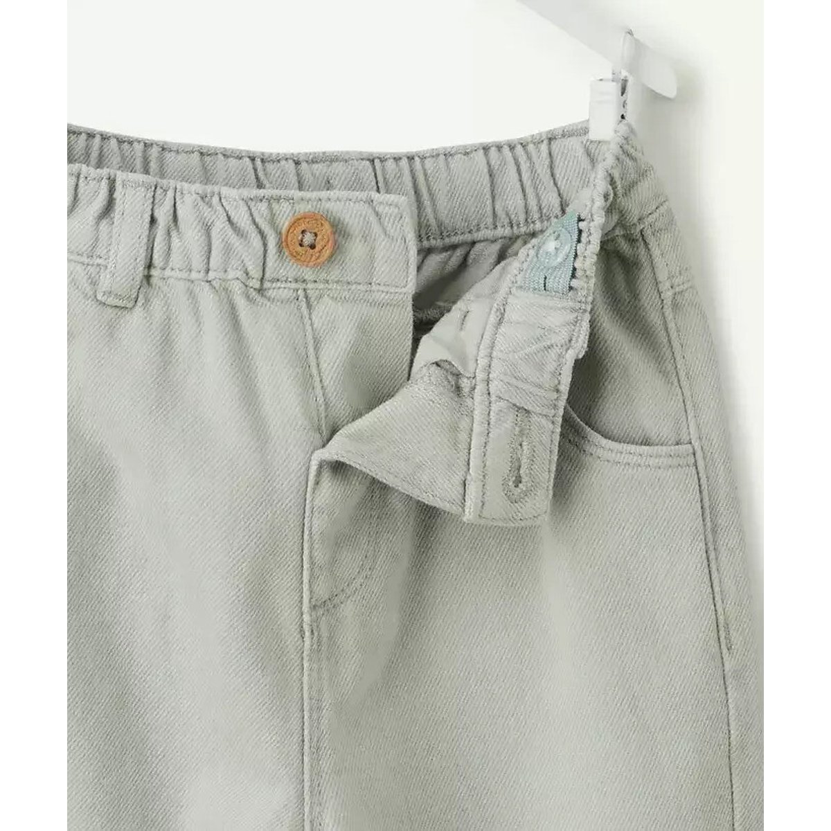 Pantaloni dritti verde acqua, TAPE A L'OEIL