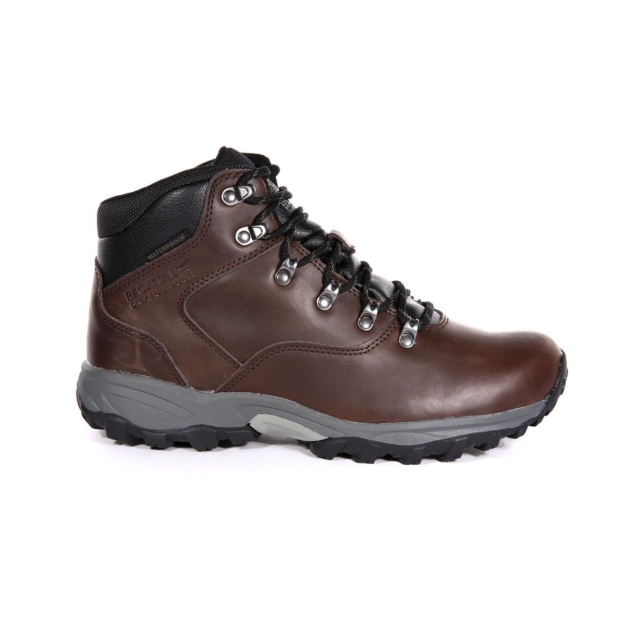 Chaussures de randonnée en cuir BRAINSFORD marron, REGATTA