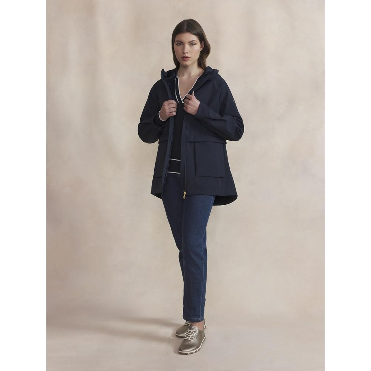 Manteau RANYAMAN marine, TBS