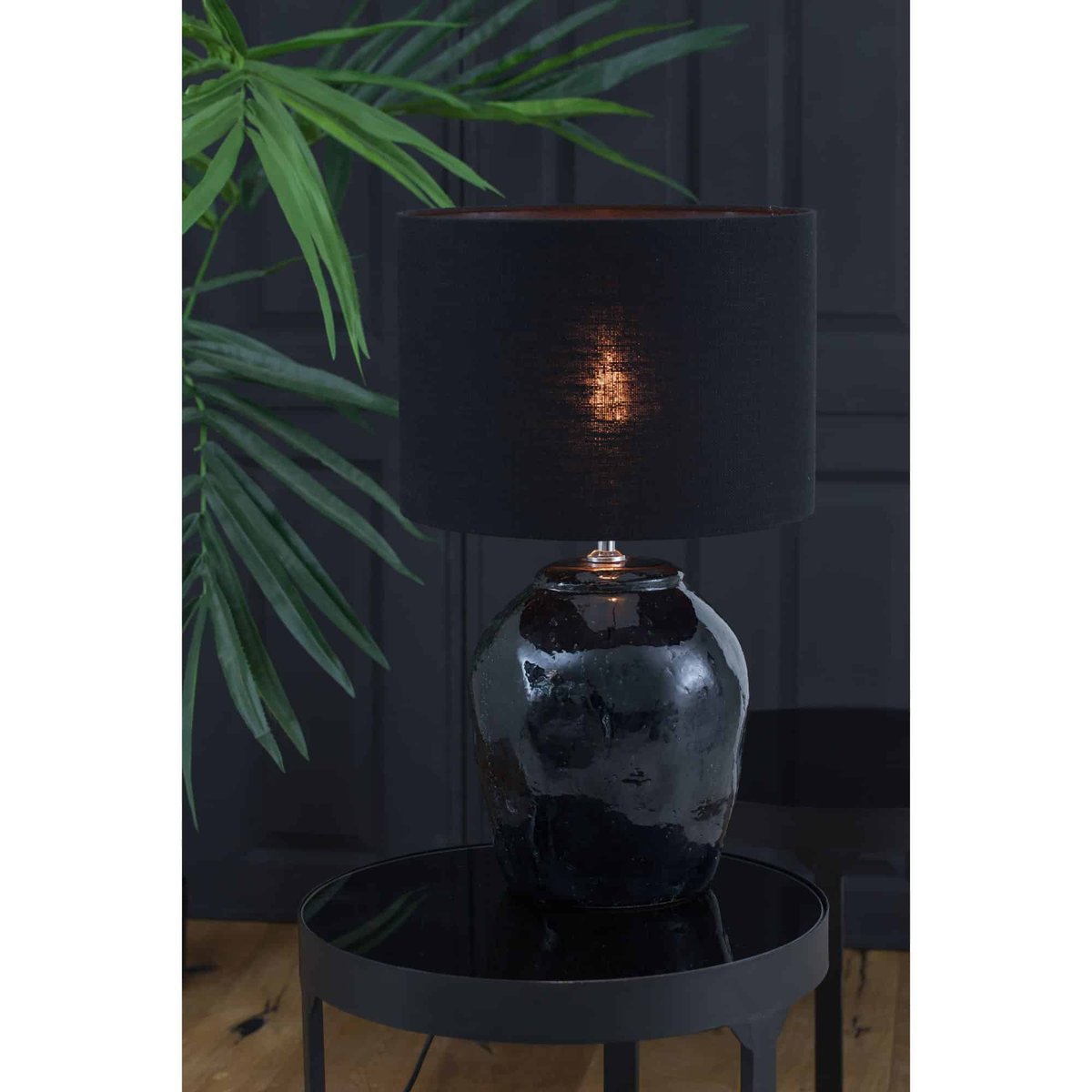 Abat-Jour Textiles LIVIGNO noir, LIGHT & LIVING