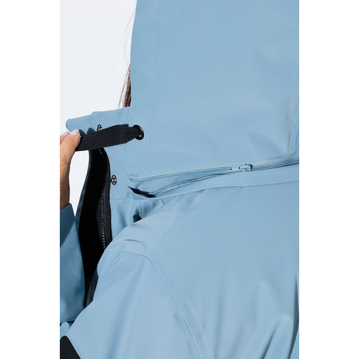 Veste technique HYPRAR à capuche gris bleu, ULLA POPKEN