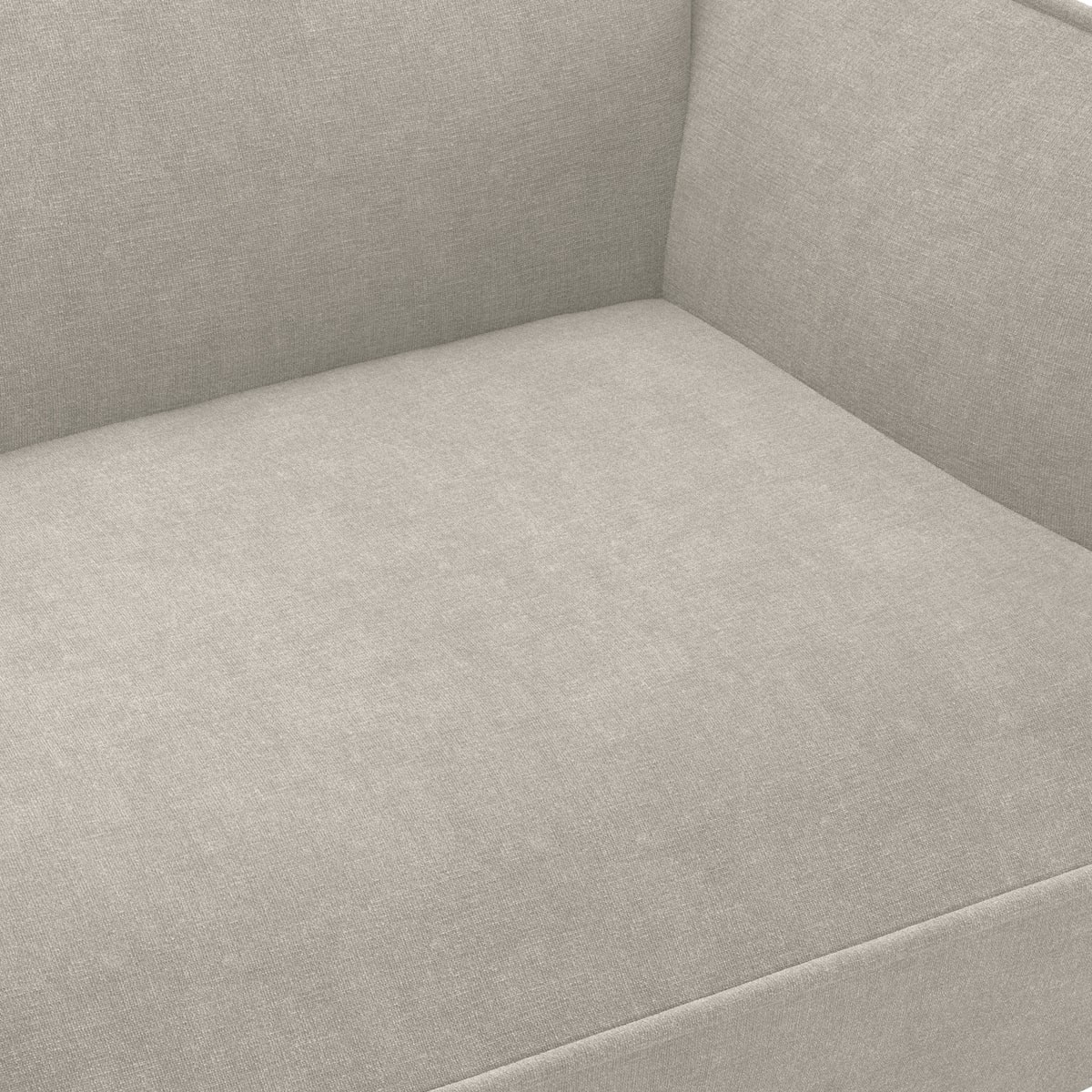 Canapé 3 places en tissu chenille - LIDIA beige, HOMIFAB