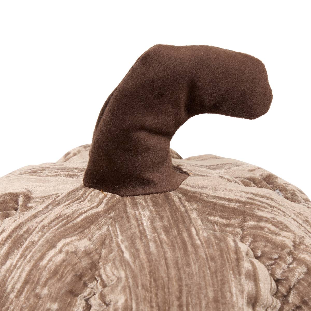 Coussin citrouille Automne rond 22x22cm modèle b, ATMOSPHERA