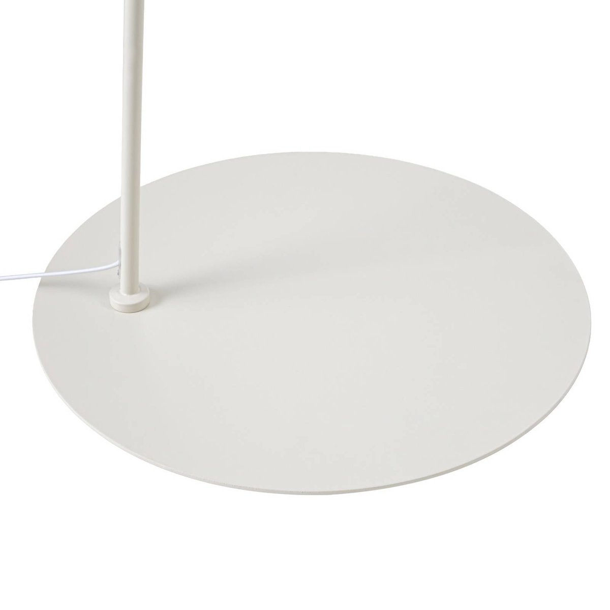 Lampadaire en textile designLED, Tamani beige, blanc, LUCANDE