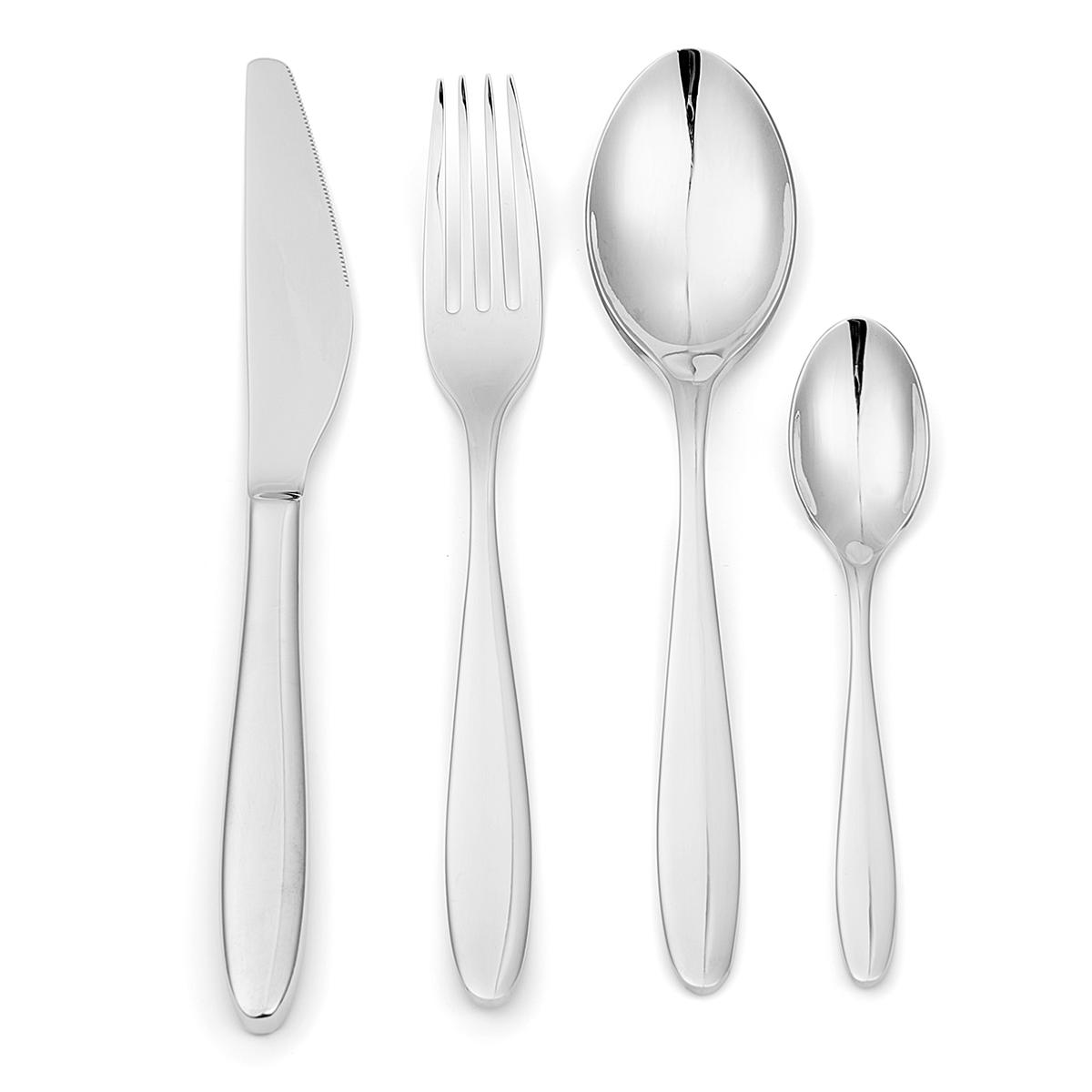 Ménagère 24 pièces - "Pivoine" argent, LAGUIOLE CUISSON