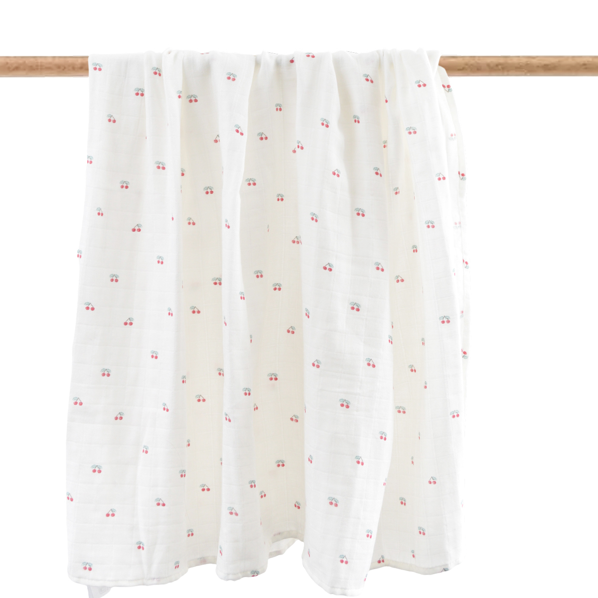 Maxi-lange coton bio CERISE ecru, LITTLE CREVETTE