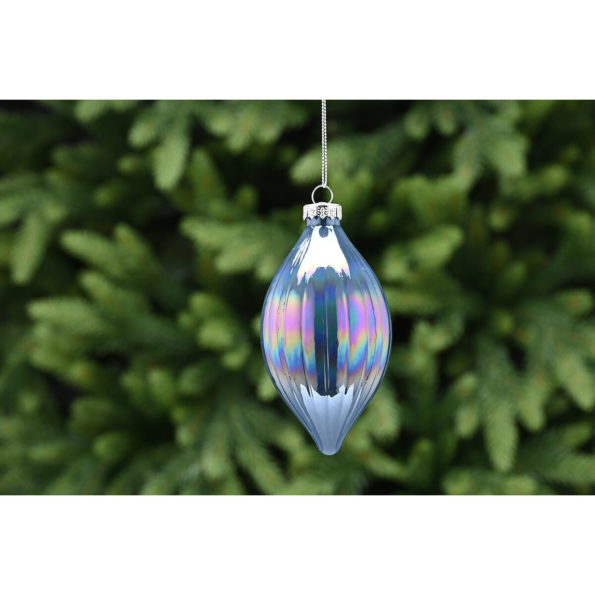 Set of 3 Assorted Irridescent Blue blue, SO'HOME