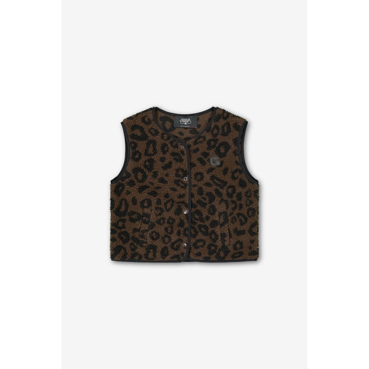 Veste sans manches SANRY bark leo, LE TEMPS DES CERISES