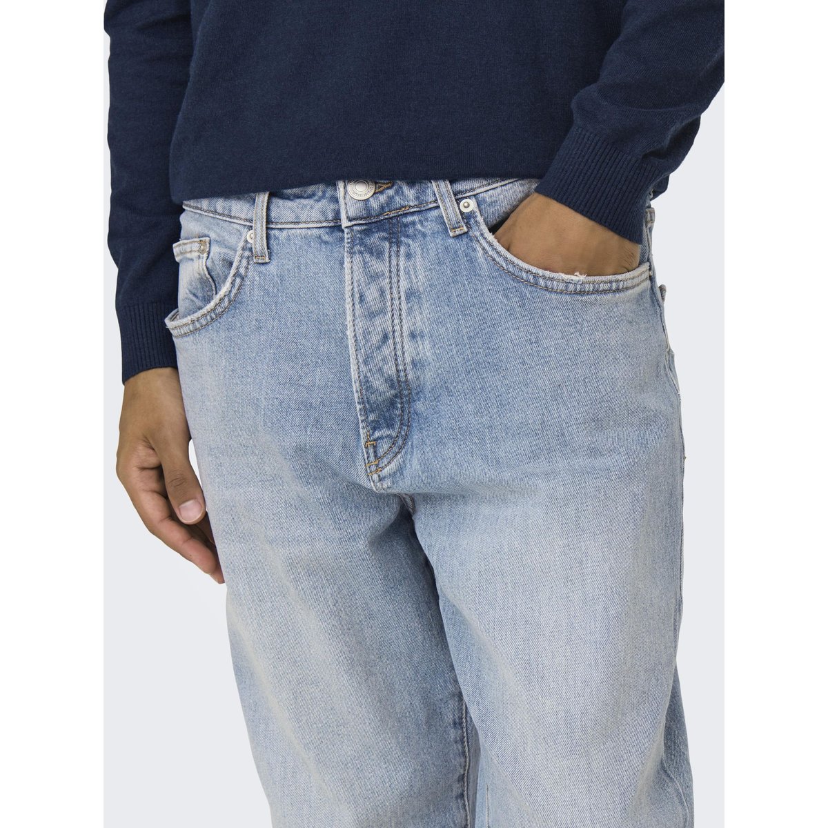 Jean Coupe Décontractée light blue denim, ONLY & SONS