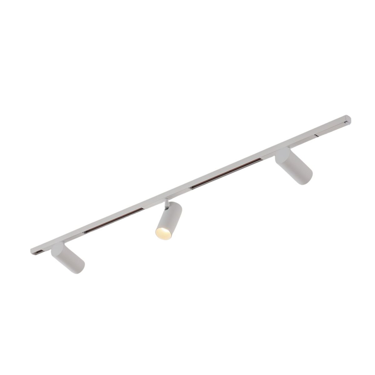 Kit rail 3 spots LED orientables - LYNE blanc, KOSILUM