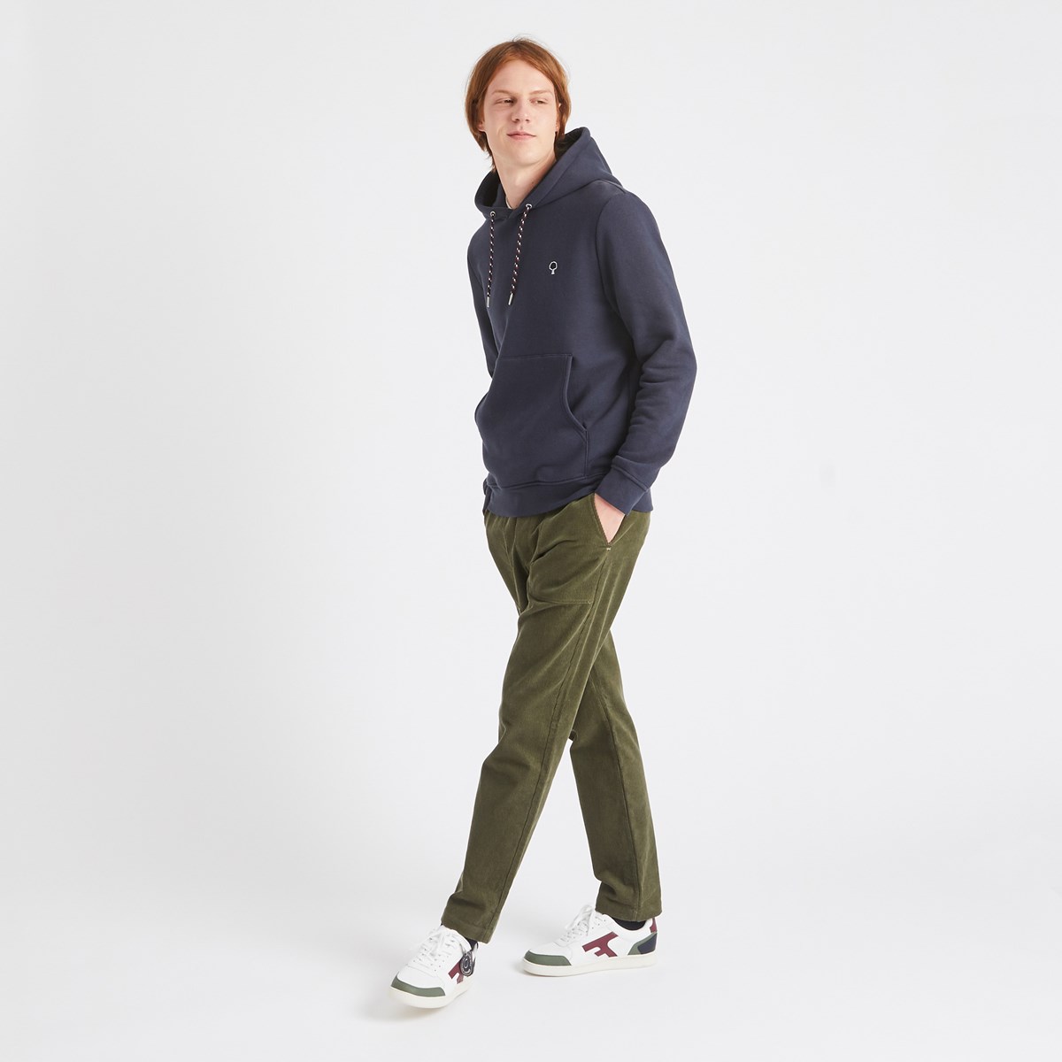Sweat coton DIRAC bleu marine, FAGUO