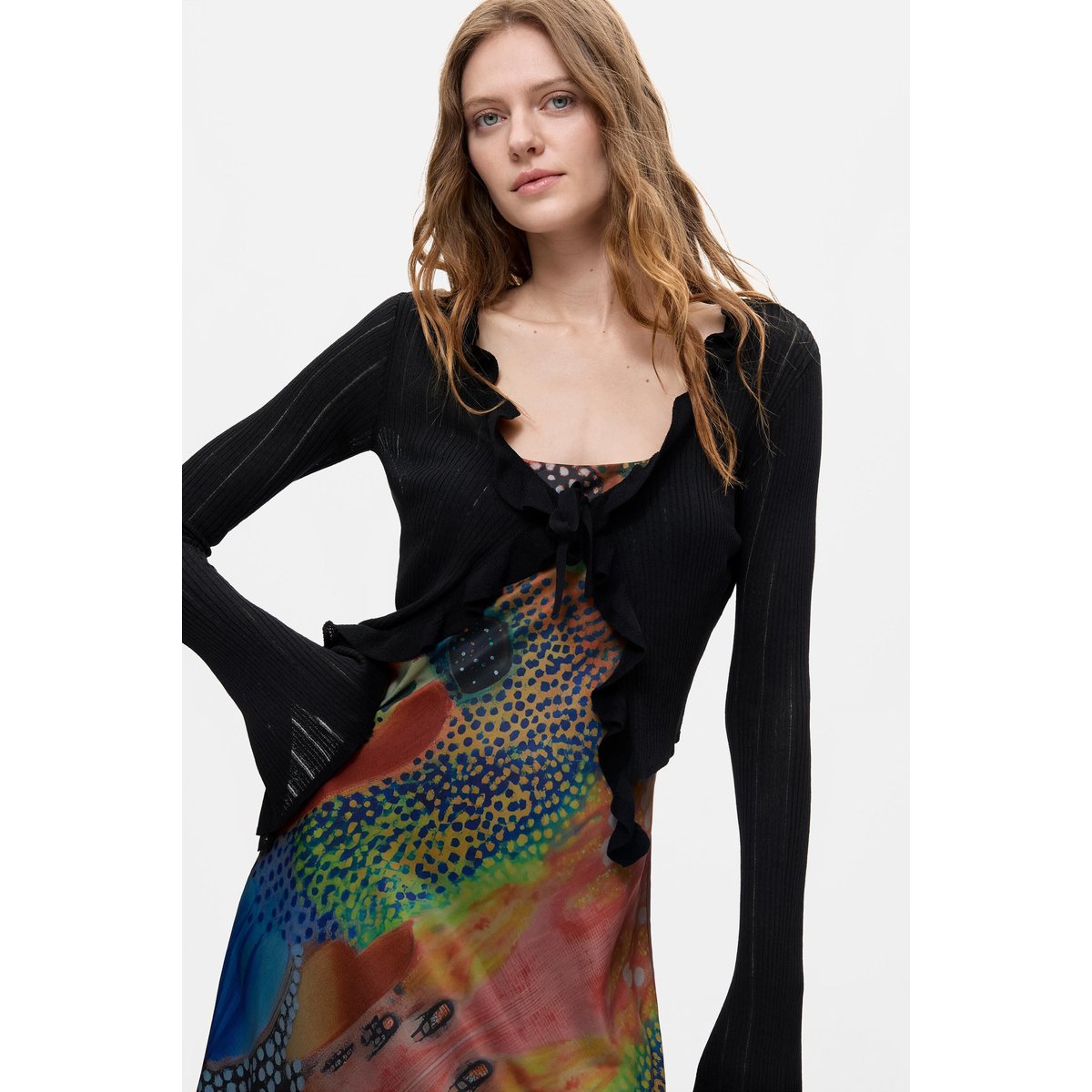 Robe imprimée 2 en 1 multicolore, DESIGUAL