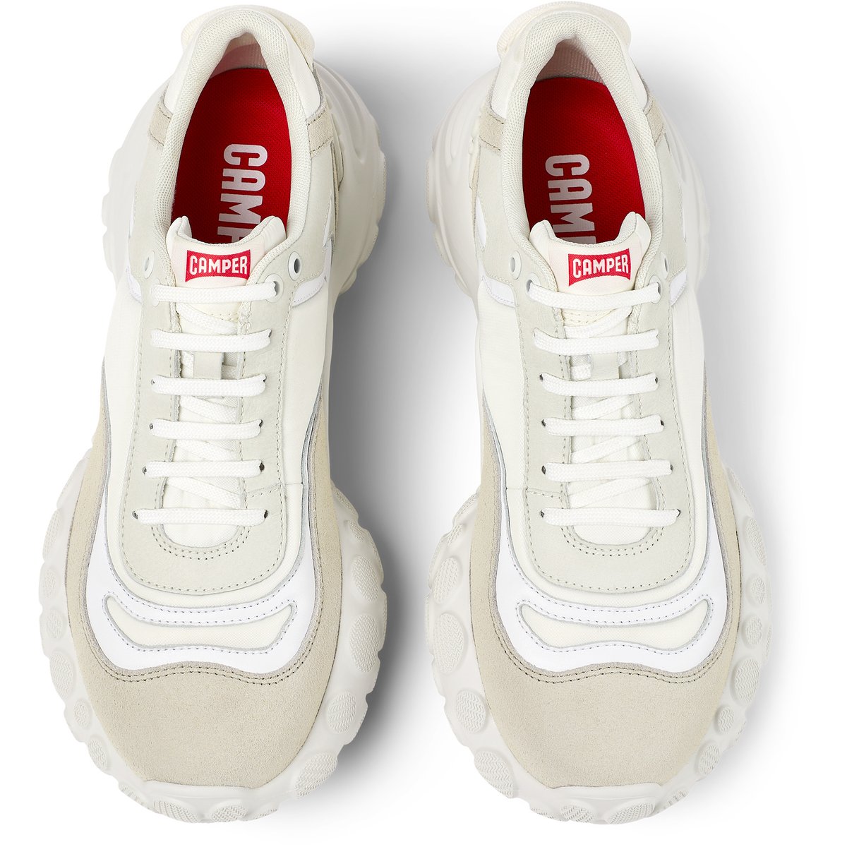 Baskets Pelotas Mars blanc gris, CAMPER