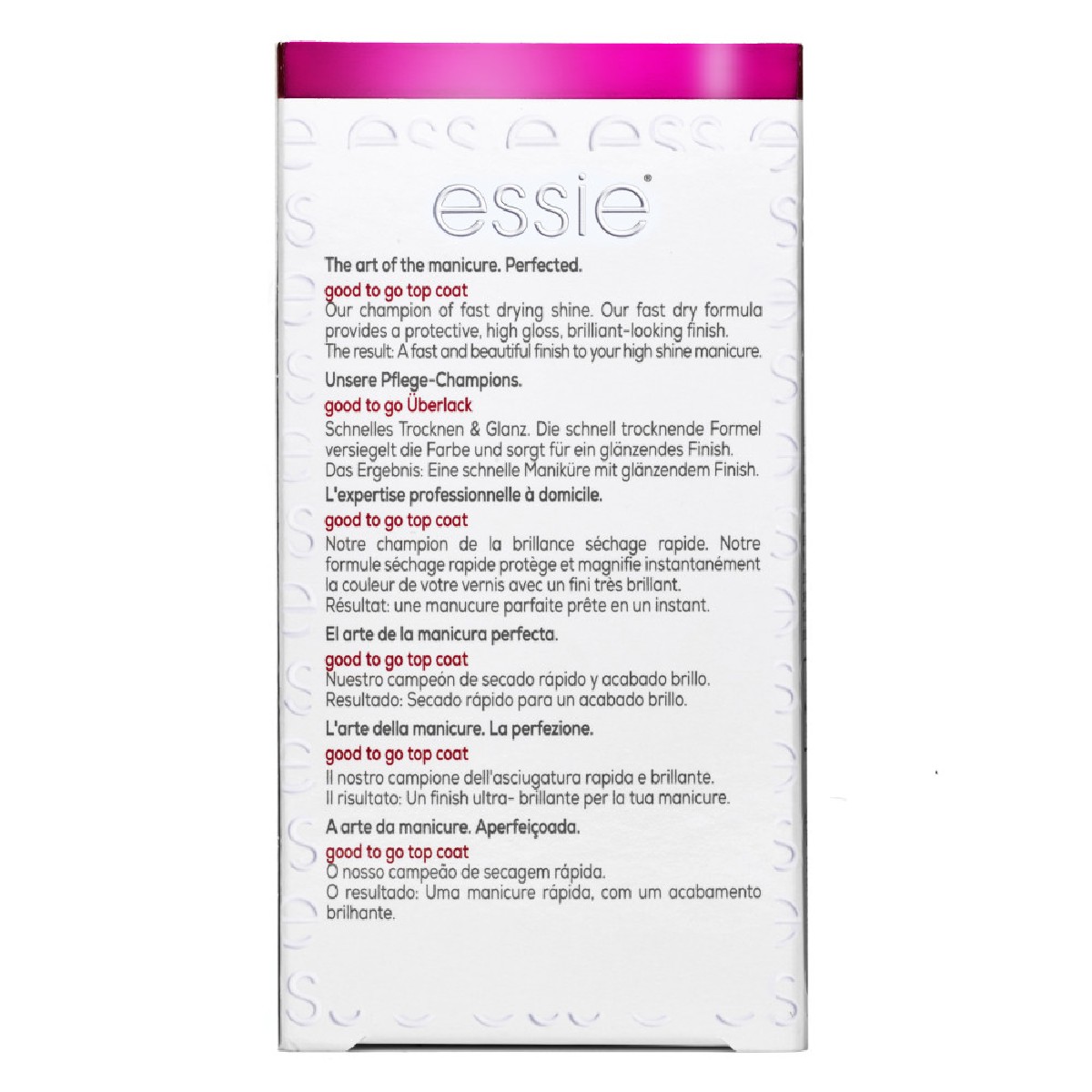Top Coat Séchage Rapide 13,5ml transparent, ESSIE