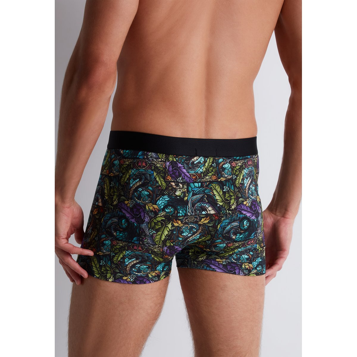 Boxer classique bleu, AUBADE