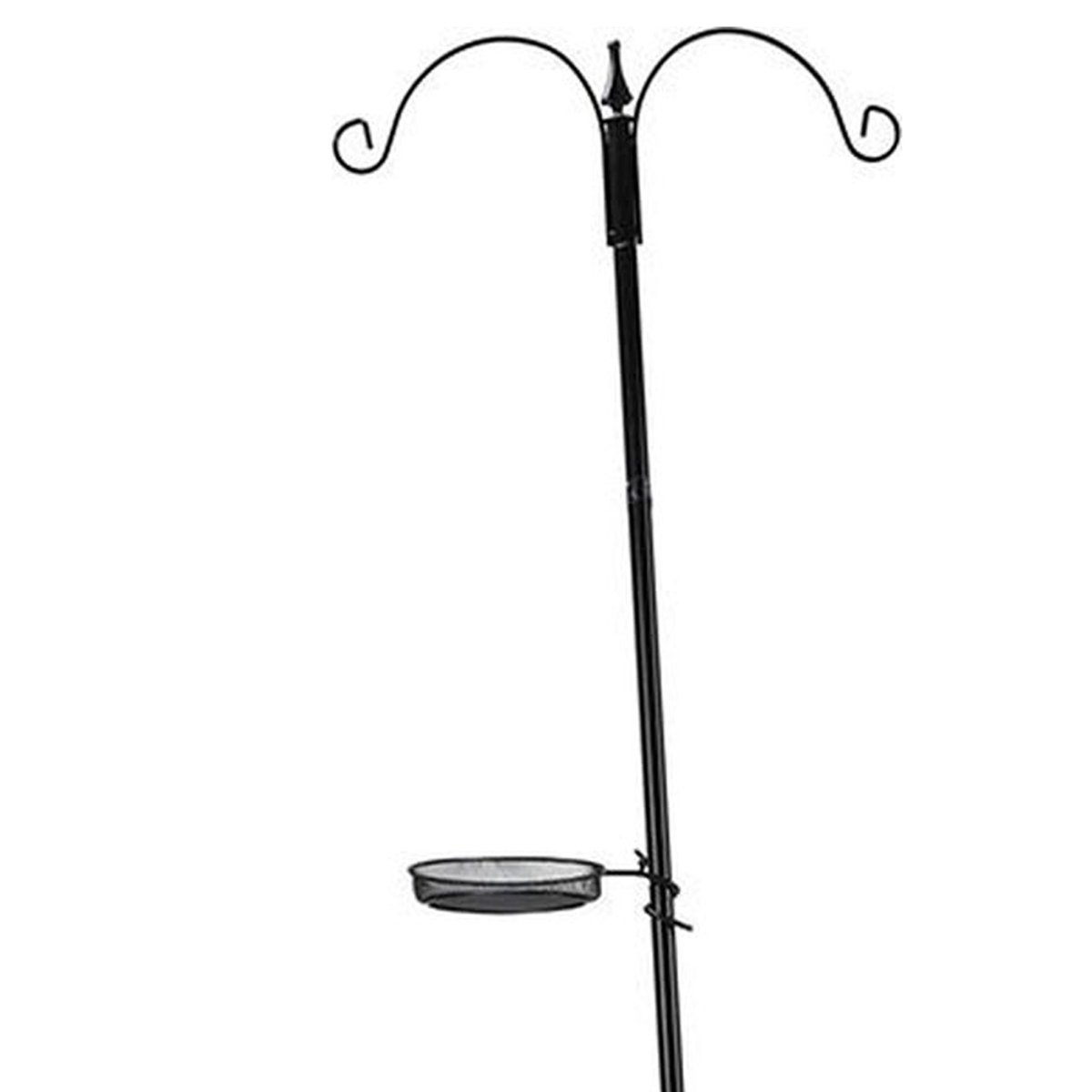 Mangeoire pour oiseaux en métal 50x189cm noir, WADIGA
