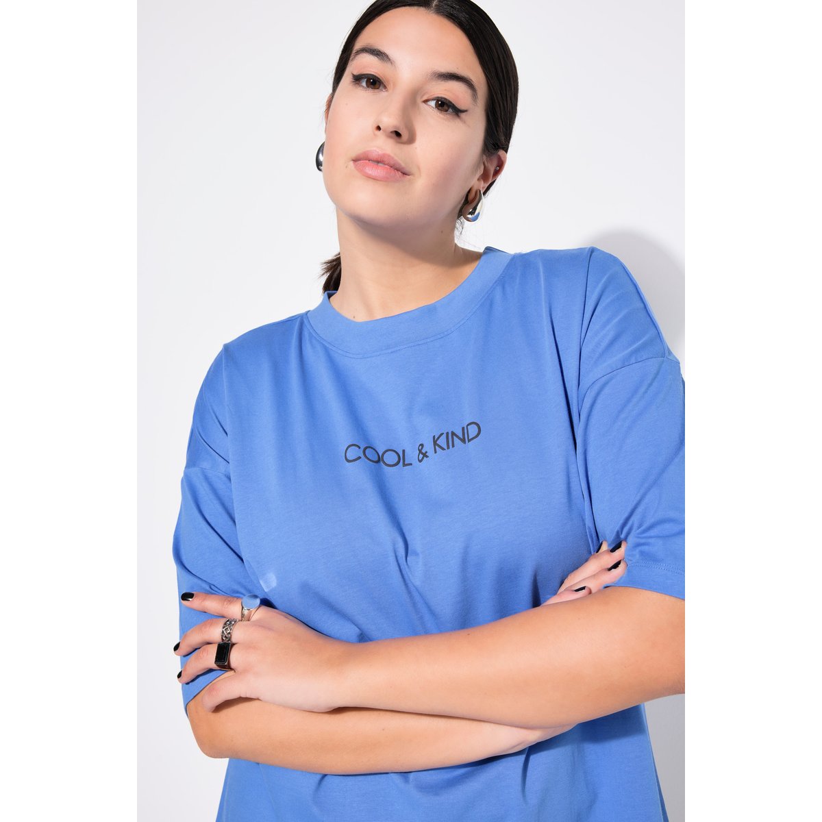 T-shirt pour homme, oversized, imprimé bleuet, STUDIO UNTOLD