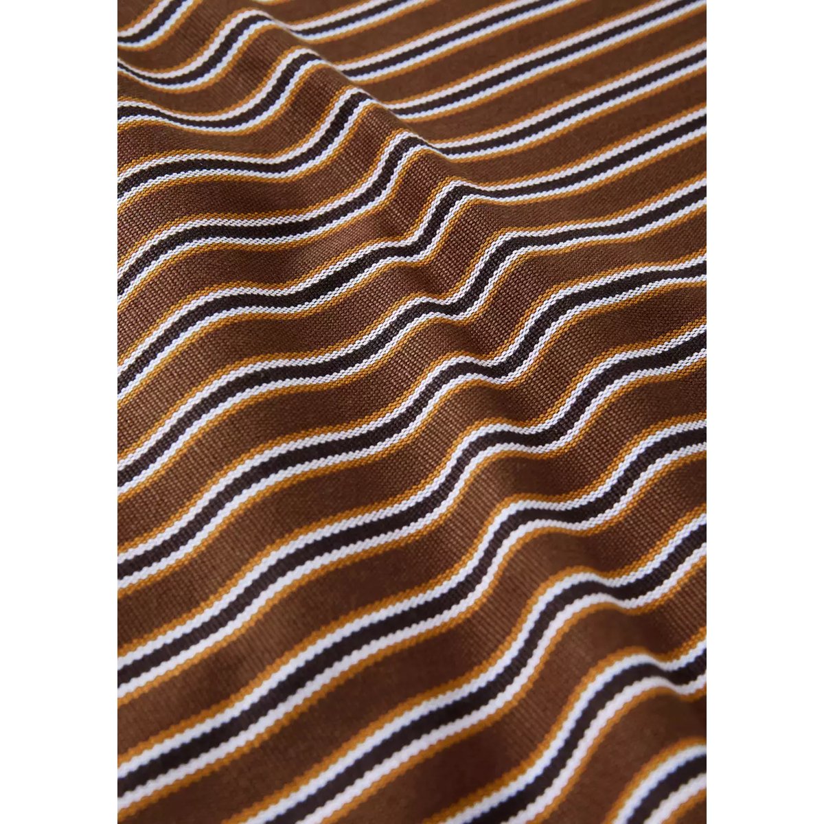 Sets de table en coton à rayures marron, MANGO HOME