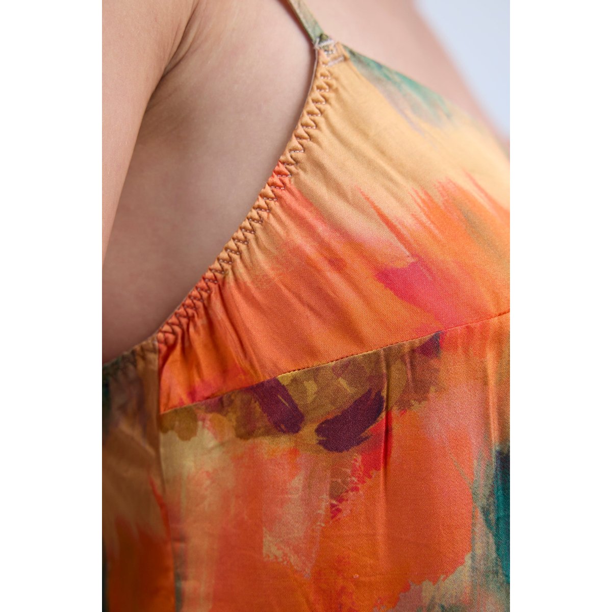Top en viscose imprimé PARADISE gypsy garden, MAISON LEJABY