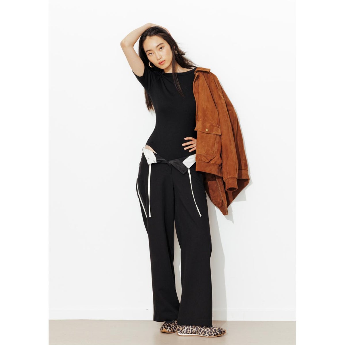 Body manches courtes noir, PROMOD