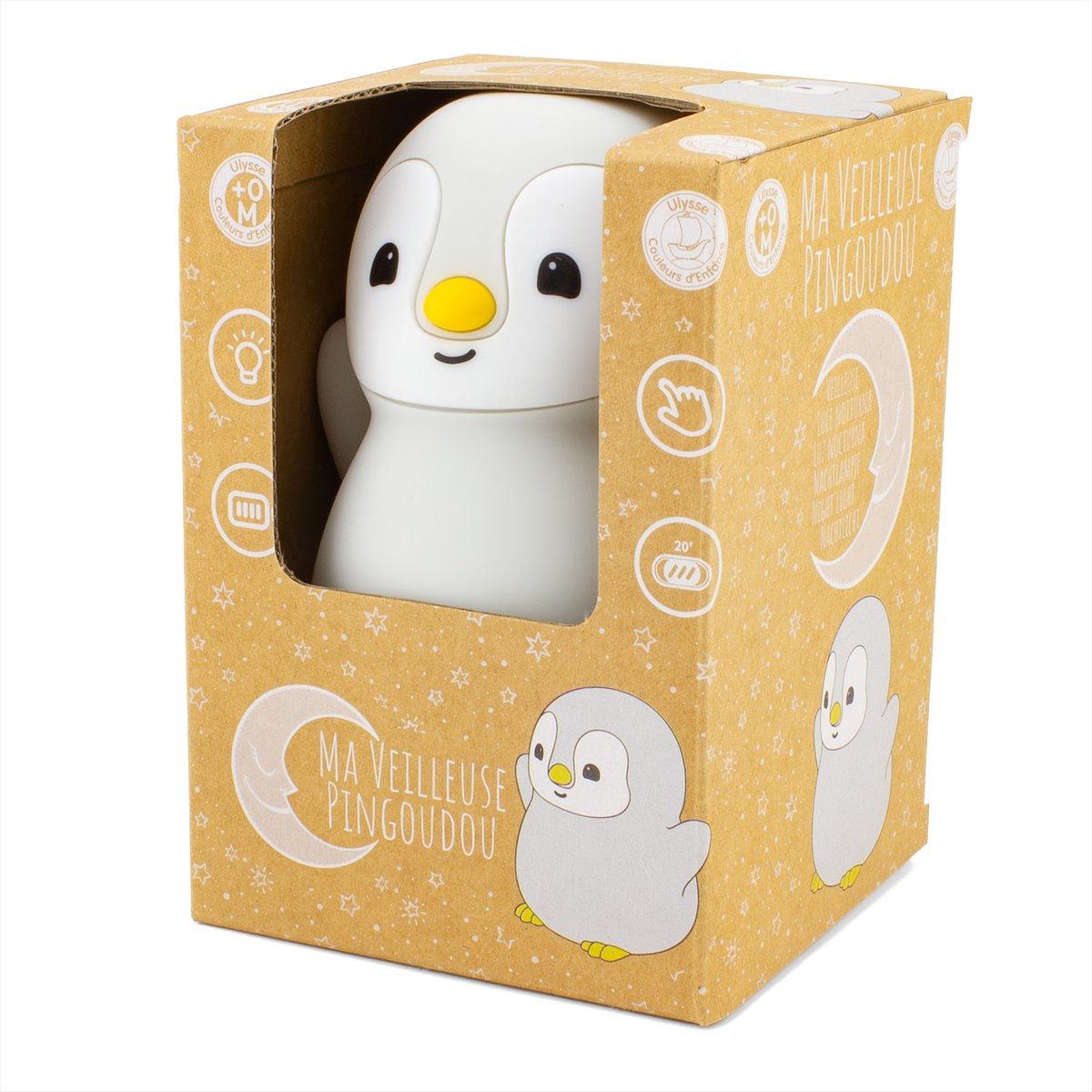 Veilleuse Pingoudou gris, ULYSSE