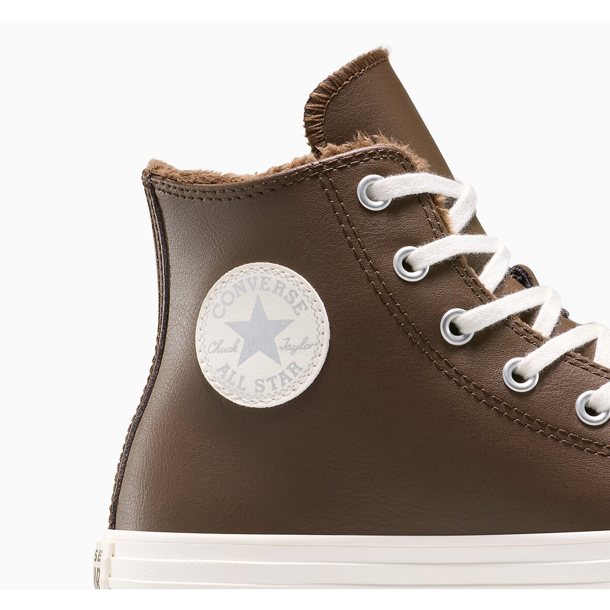 Kids All Star EVA Lift Winter Essentials Trainers in Leather brown, CONVERSE