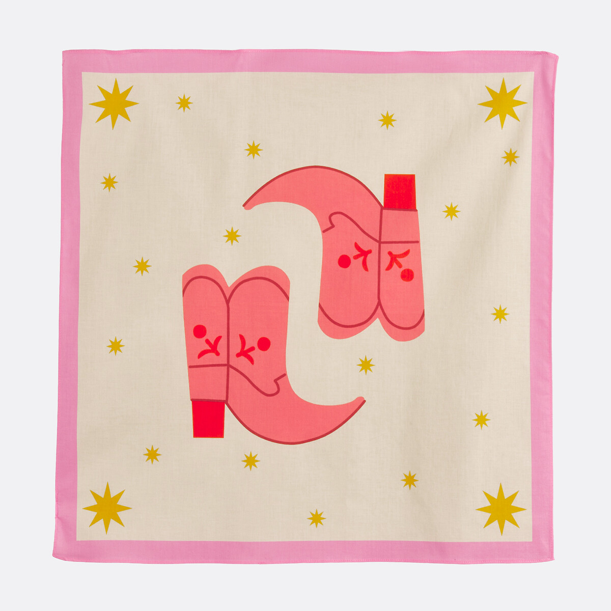 Estilo fular rosa/beige, PIECES