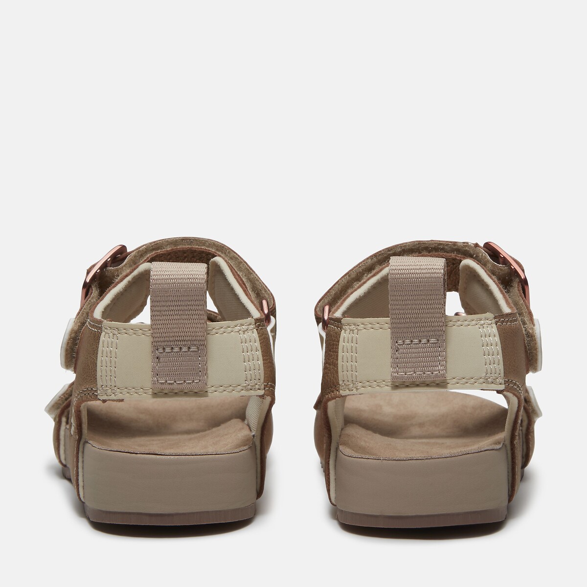 Sandales à scratchs Castle Island Backstrap rose métallisé, TIMBERLAND