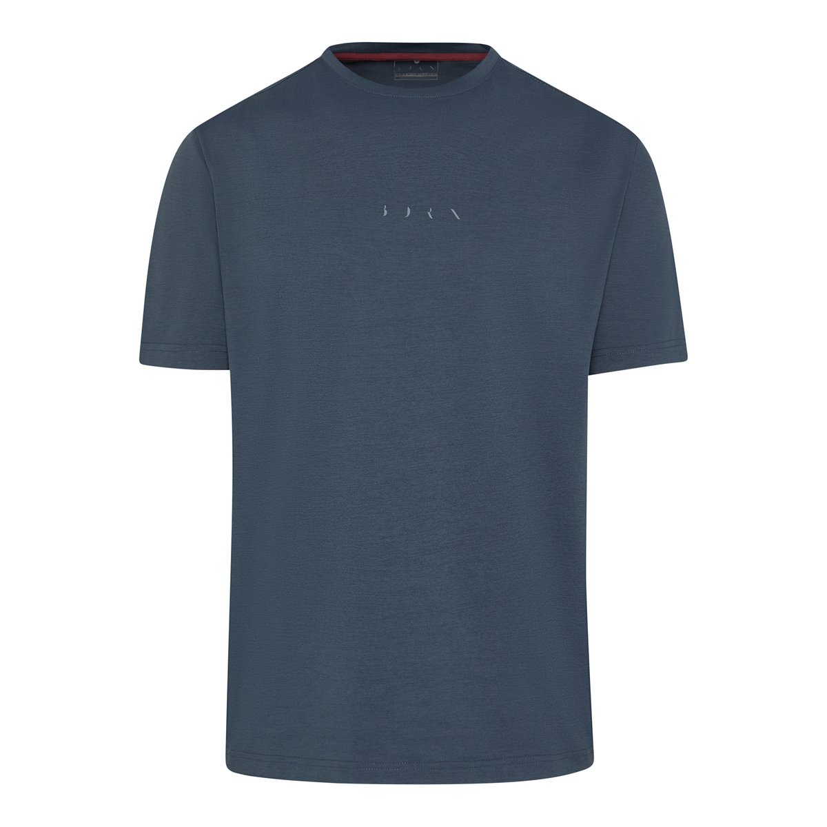 T-shirt de sport homme Fawn Manches courtes coupe oversize bleu gris tempête, BORN