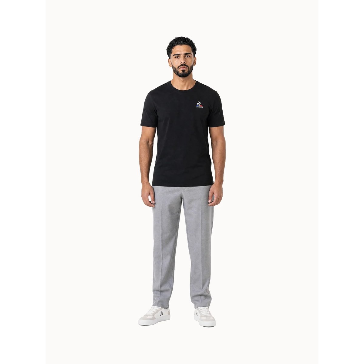T-shirt manches courtes Essentiel noir, LE COQ SPORTIF