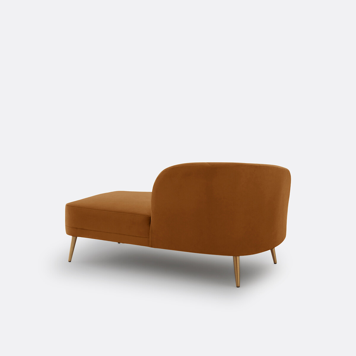 Méridienne velours, droite, Leone tabac, LA REDOUTE INTERIEURS