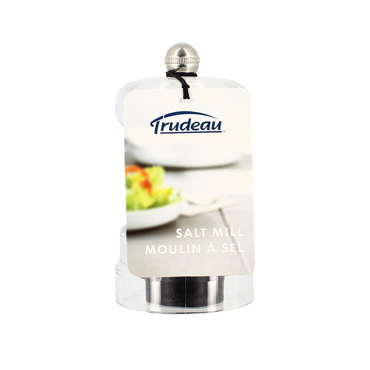 Moulin à sel 11cm transparent, MENASTYL