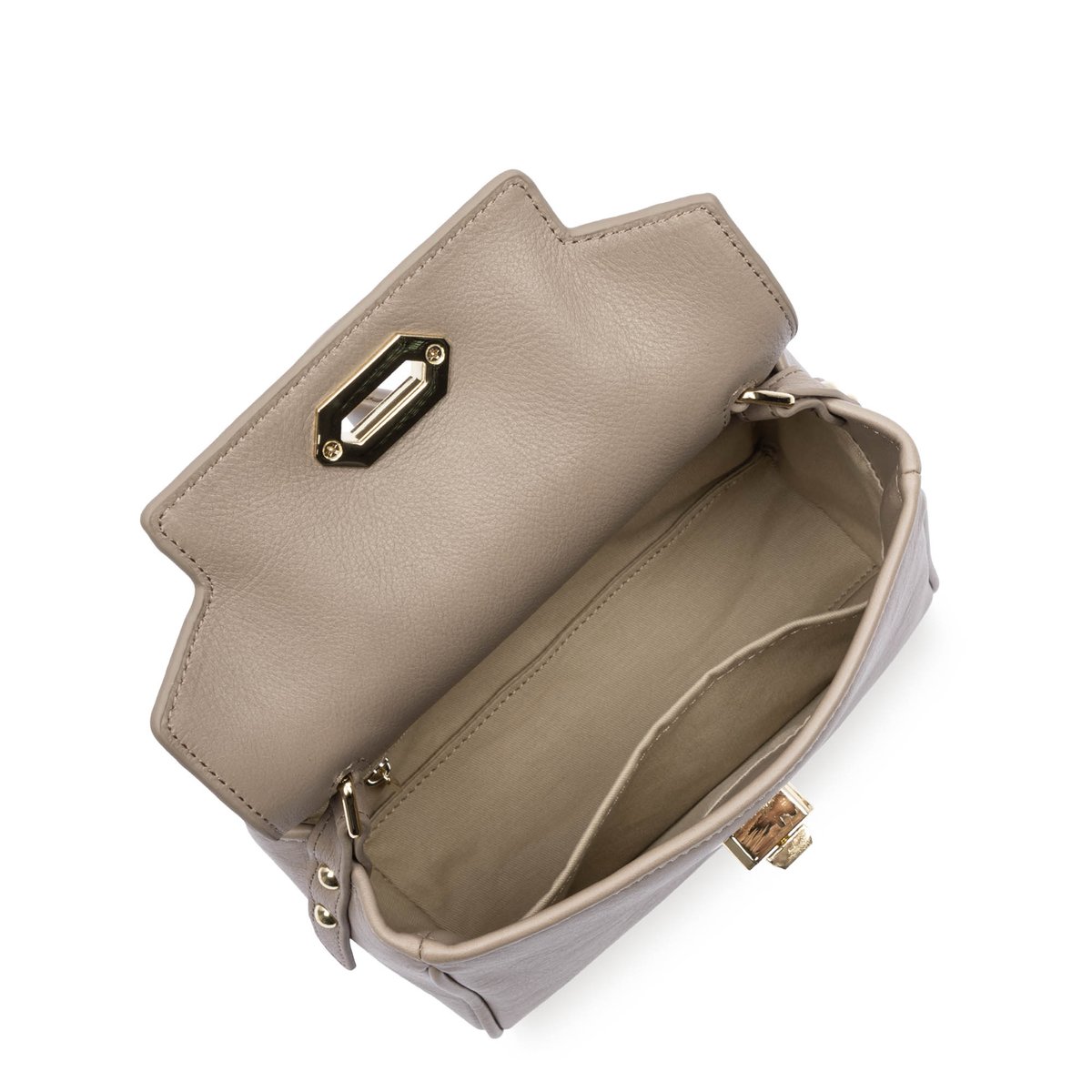 Petit sac à main MADEMOISELLE GRACE sable foncé, LANCASTER