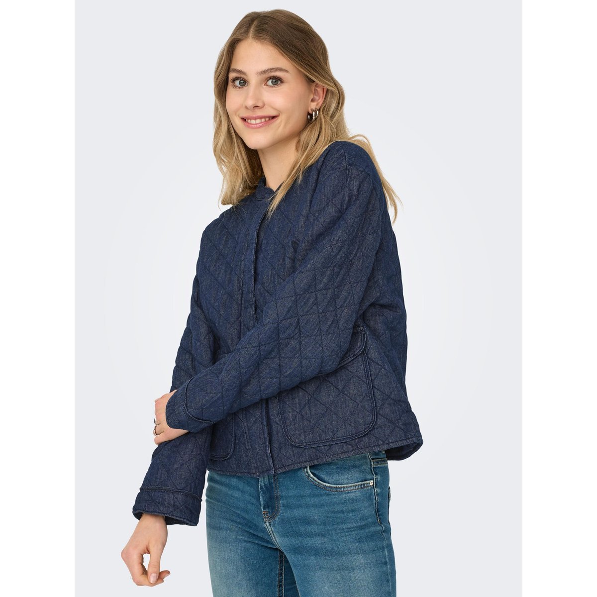 Veste Matelassée dark blue denim, ONLY