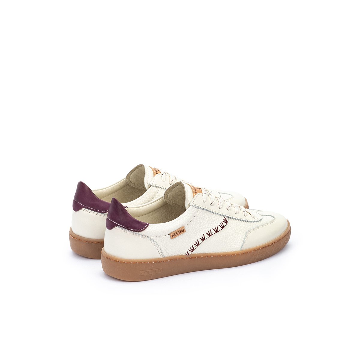 Baskets cuir Lanzarote off white, PIKOLINOS