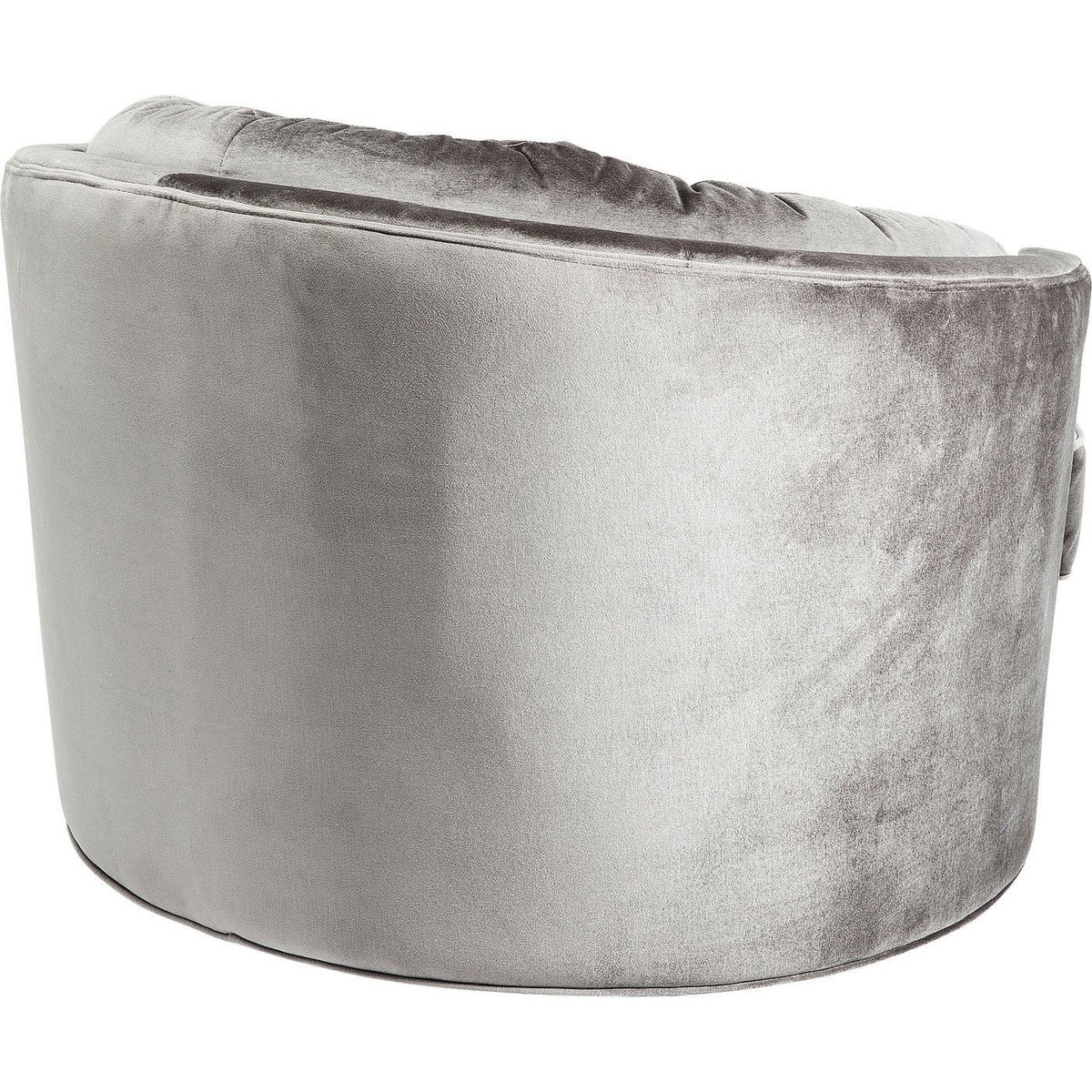 Fauteuil pivotant en velours, MUSIC HALL gris, KARE DESIGN